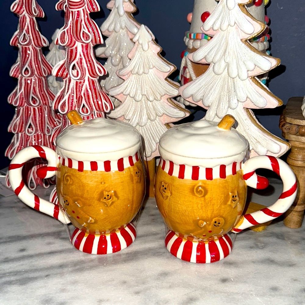 Gingerbread mug set of 2